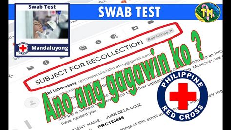 red cross swab test